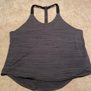 Nike workout top with detailing on straps